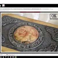 Шкатулка «Чайная роза» в технике декупаж