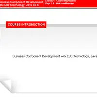 Oracle Self-Study-CD-ROM Business Component Development with EJB Technology, Java EE 6
