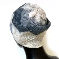 Энтерлак тунисским крючком и теплая шапка крючком