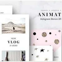 Анимированные и статические шаблоны для Instagram Stories