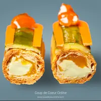 Эклеры Фисташка-абрикос