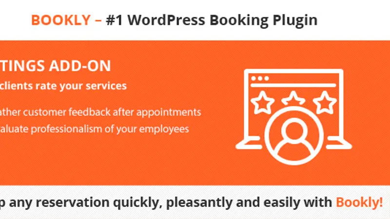 Bookly Ratings Add-on - система рейтинга-оценок для клиентов