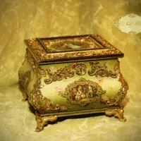 Шкатулка "Маркиза де Помпадур". Дворцовый блеск в стиле Рококо