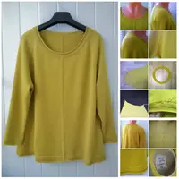 Тонкий пуловер с отделкой руликом