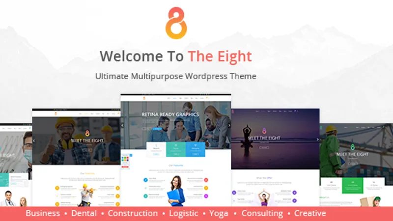 The8 - Corporate, Business WordPress theme - тема для разных видов бизнеса