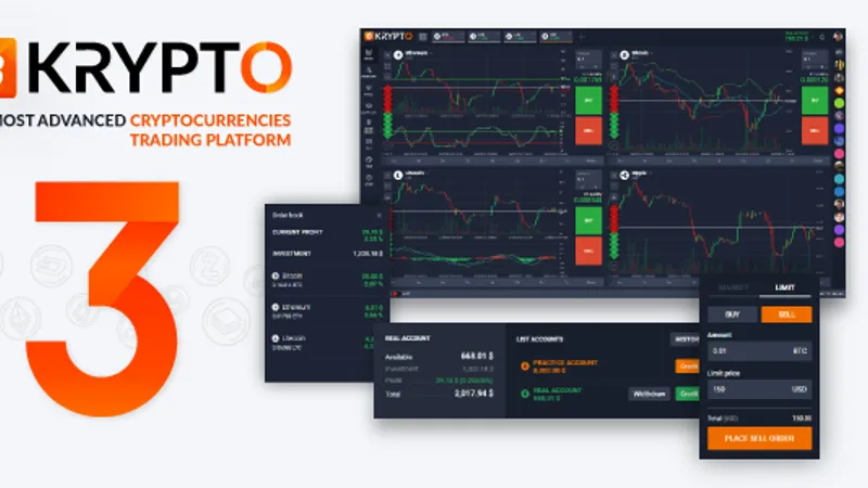 Krypto - сервис графиков криптовалют