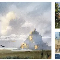 Акварельная Нормандия