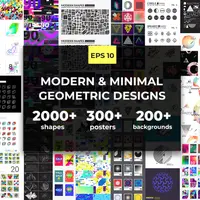 Современный и минималистичный геометрический дизайн