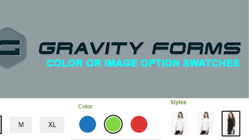 Gravity Forms Color or Image Option Swatches - аддон переключения опций для Gravity Forms