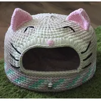 Вяжем домик для кота