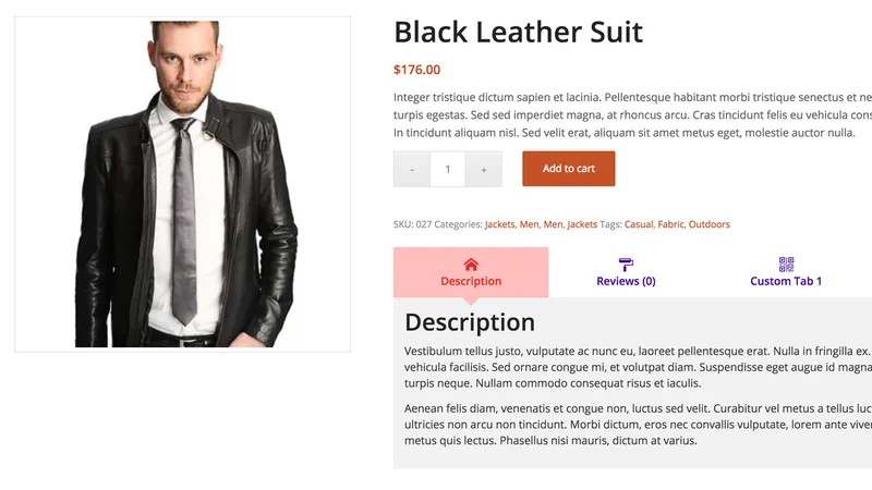 Elegant Tabs for WooCommerce