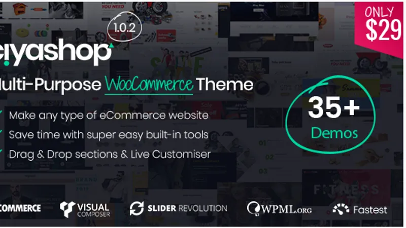 CiyaShop - Responsive Multi-Purpose WooCommerce WordPress Theme