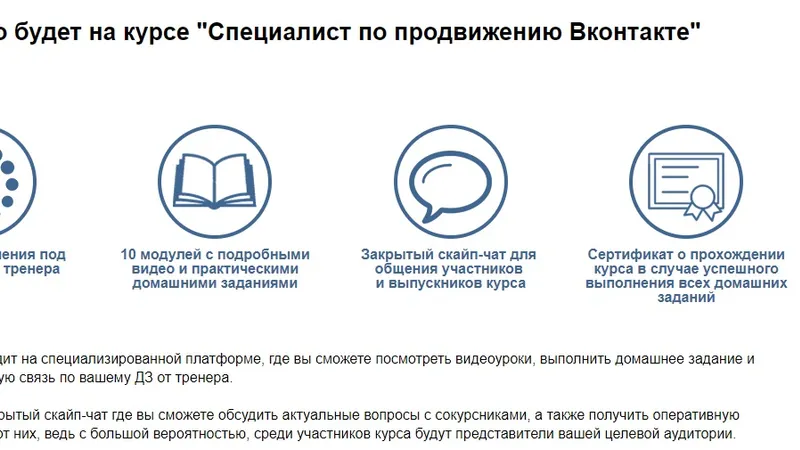 Специалист по продвижению вконтакте. Стандарт