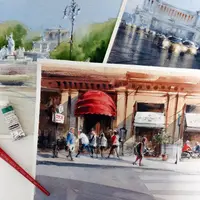 Акварель: Вечный город