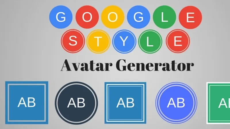 Angular - Google Style Text Avatar Generator