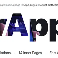 vApp - WordPress App Landing Page