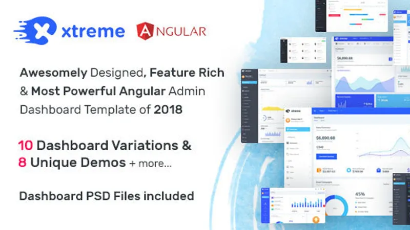 Xtreme - Angular 6 админ тема