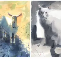 Сельская жизнь. Видеоуроки по акварели