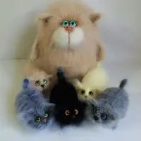 Вязаная игрушка: Три кота и К