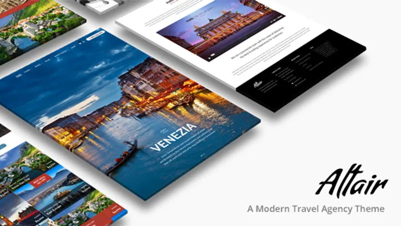 Altair Travel Tour - тема для сайта турагентства