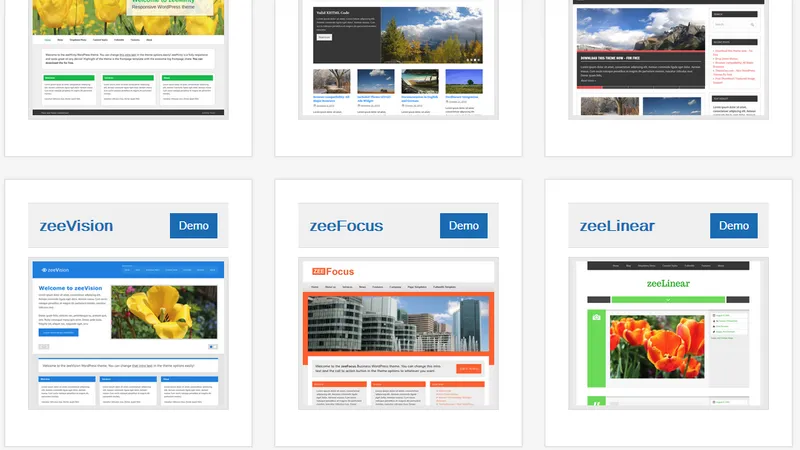 18 PRO тем для WordPress от студии ThemeZee. Responsive