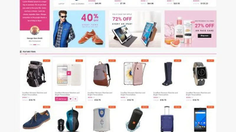 TopDeal Clean and Modern eCommerce PSD Template