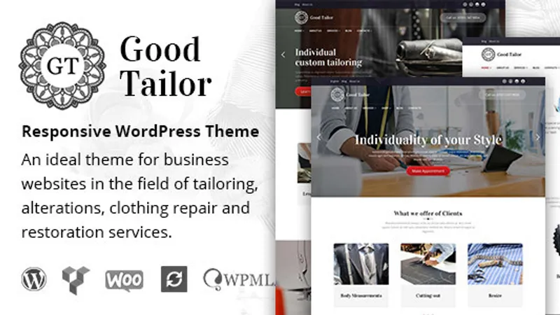 Good Tailor - редкая и модная тема для ателье / мастерской одежды