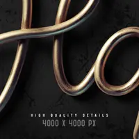 Графический Алфавит в 3D для Photoshop и Шрифты