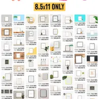 Frame'azing: 8.5x11 Frame Mockups