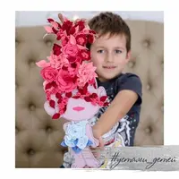 Создание цветов и панно из фетра