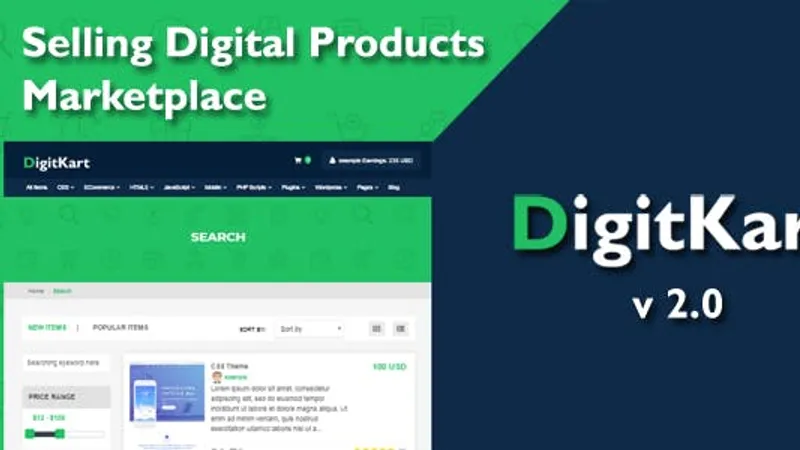 DigitKart Multivendor аналог codecanyon продавайте свои и чужие скрипты курсы уроки в интернете легко