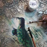 Часы объёмные "Райский сад"