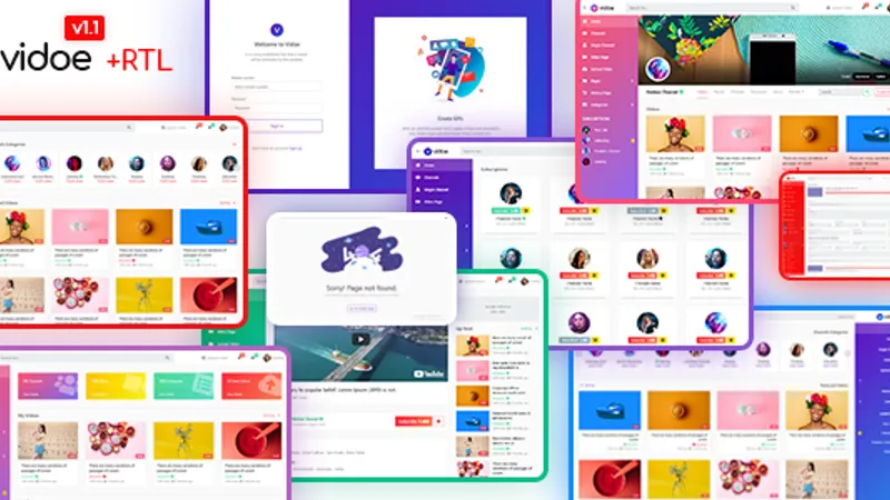 VIDOE Video Streaming Website HTML Template
