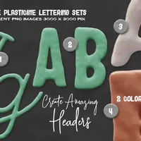 Создание реалистичных надписей на пластике, глине и пластилине