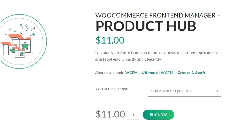 WooСommerce Frontend Manager – Product Hub - аддон увеличения конверсии для WCFM U