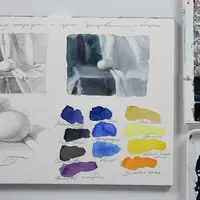 Овалы, керамика, складки, перламутровые серые смеси