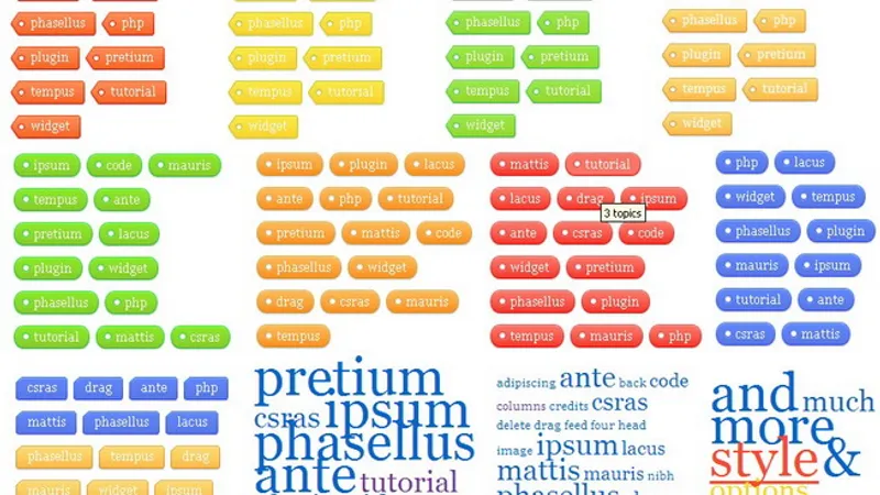 Extended Tags Widget