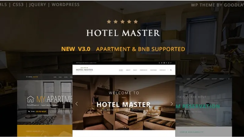 Hotel Master - Одна из лучших тем для Брони Отелей