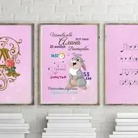 Метрика для малышей и постеры