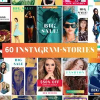 60 Instagram-Stories: анимированные шаблоны