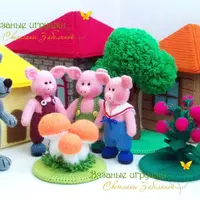 Сборник мастер-классов по декорациям и героям сказки Три поросенка