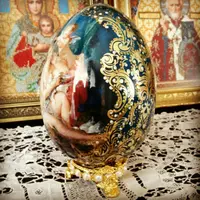 Декупаж яиц из липы