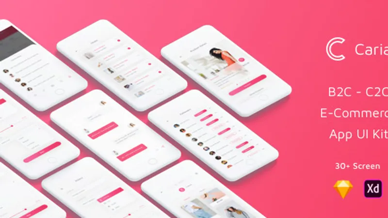 Caria eCommerce App UI Kit