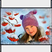 Зимние коллажи