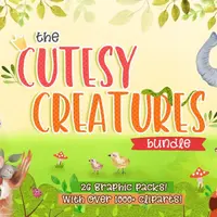 Симпатичные зверюшки: набор графики