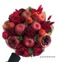 Фруктовый букет «Красный бархат»