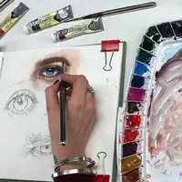 Портрет акварелью