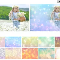 Набор наложений для фотографий. Летний микс