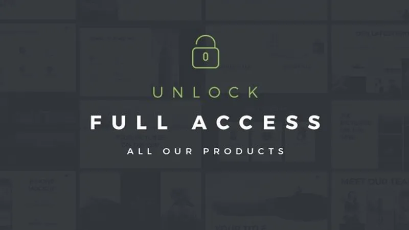 Шаблоны презентаций 345+ - полный пожизненный доступ - Full Access Presentation Templates