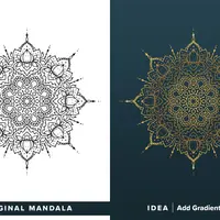 300 Векторных Украшений Мандалы